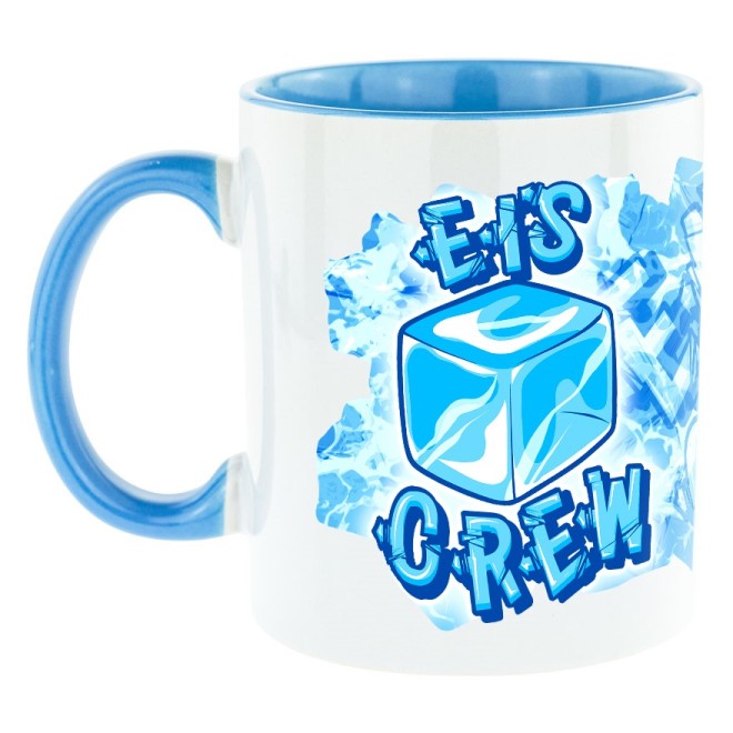 Eis CREW Bi-Color Tasse hellblau