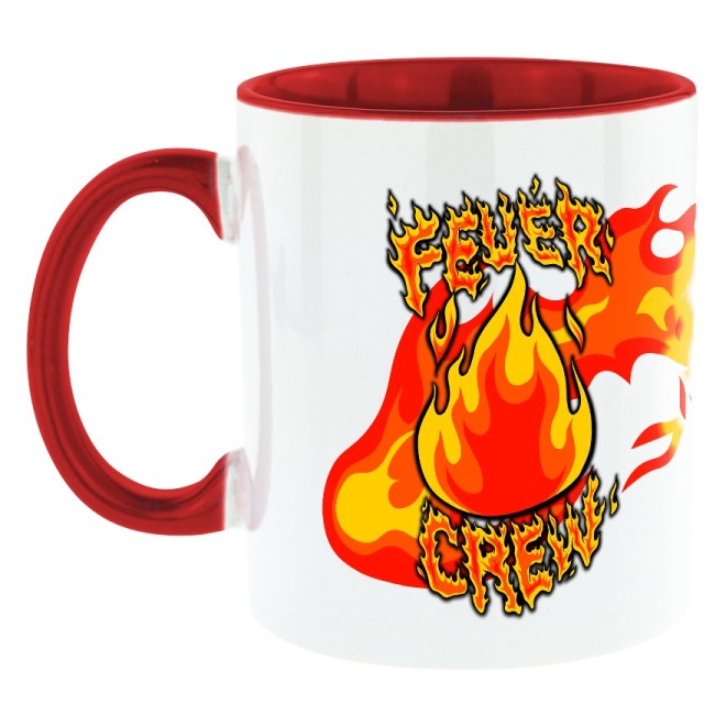 Feuer CREW Bi-Color Tasse rot