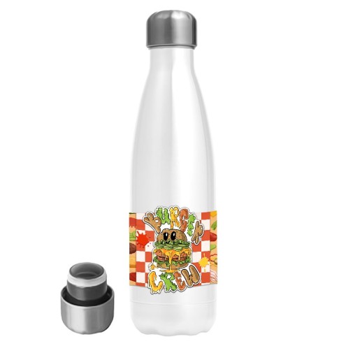 Burger CREW Edelstahl Trinkflasche 500ml