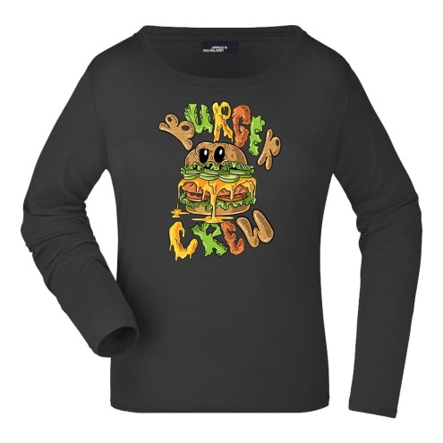 Burger CREW Baumwoll Langarm Shirt women