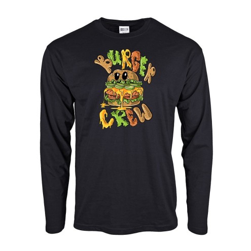 Burger CREW Baumwoll Langarm Shirt