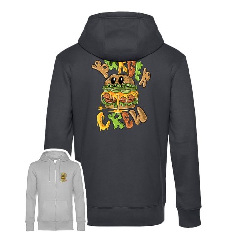 Burger CREW Premium Zipped Hoodie