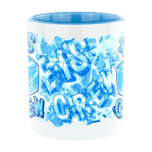 Eis CREW Bi-Color Tasse hellblau