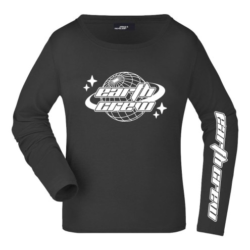 Earth CREW Baumwoll Langarm Shirt women