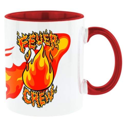 Feuer CREW Bi-Color Tasse rot