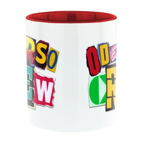 OderSo CREW Bi-Color Tasse rot